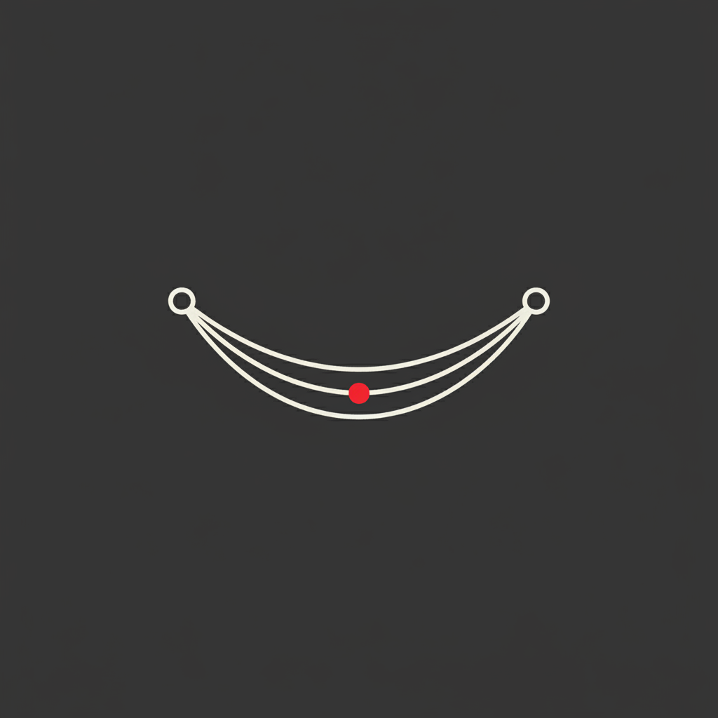 Safety net with a single crimson knot